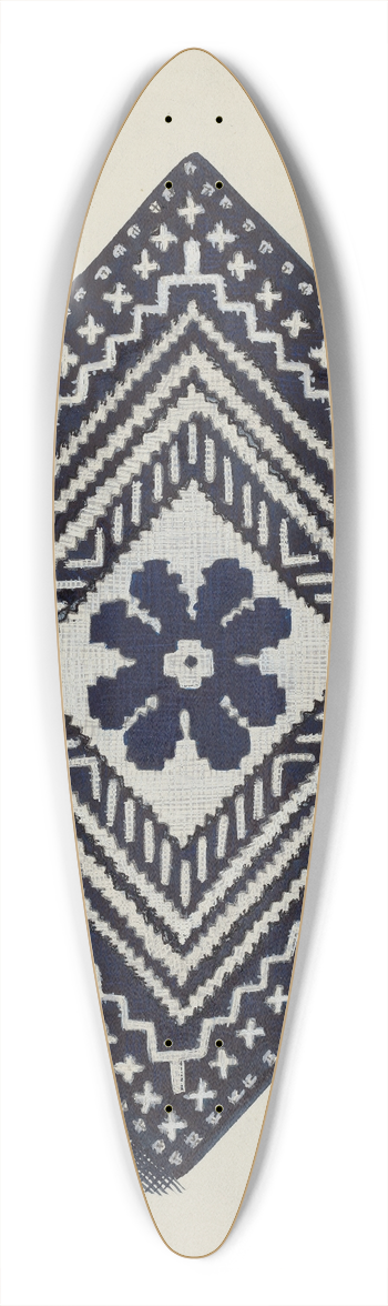 Ruth M. Barnes - Coverlet 39.3 inch art pintail longboard deck