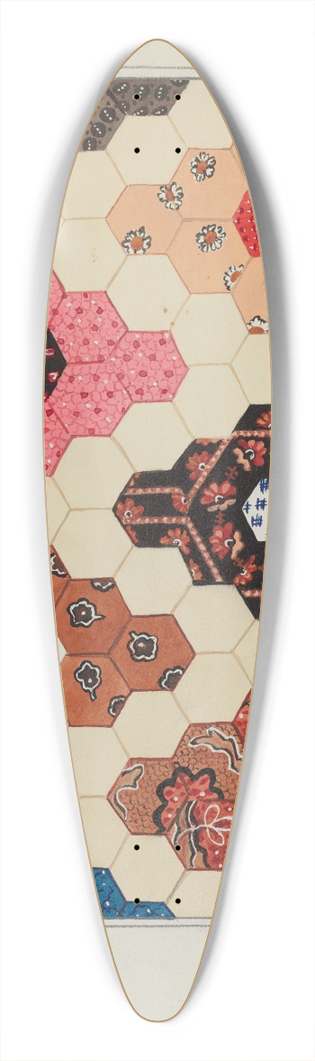 Ruth M. Barnes - Quilt (1 Section) 39.3 inch art pintail longboard deck