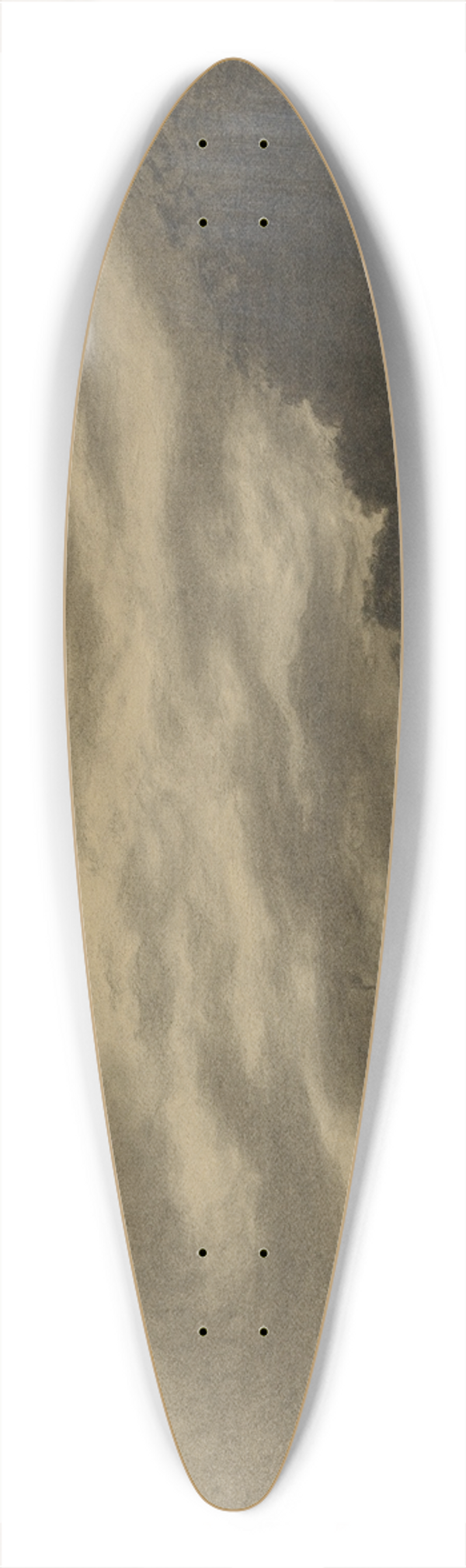 Sam dmann - Cloud 39.3 inch art pintail longboard deck