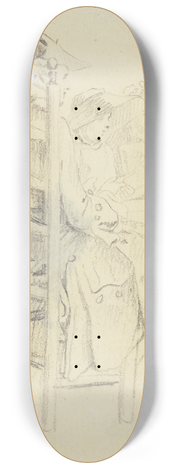 Daniel Nikolaus Chodowiecki - Dinner party 8.25 inch art skate deck