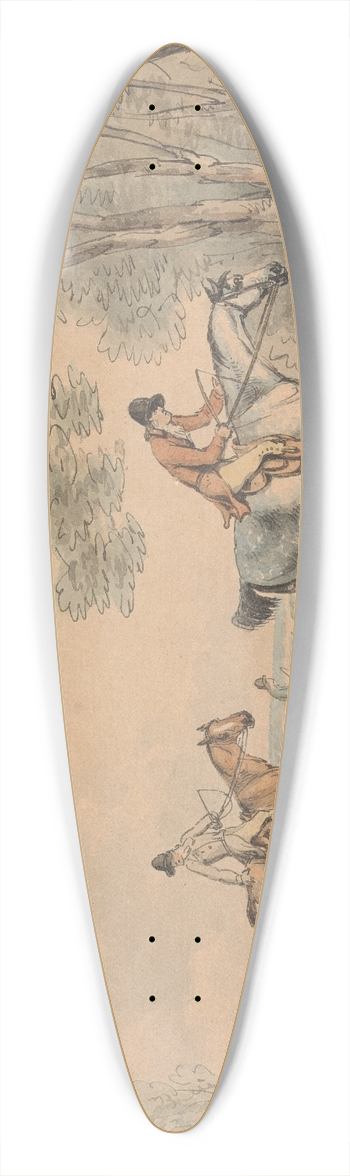 Samuel Howitt - Going to Cover 39.3 inch art pintail longboard deck