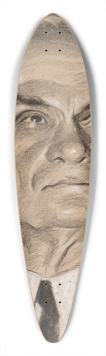 Samuel Johnson Woolf - Joseph Wellington Byrns Sr. 39.3 inch art pintail longboard deck