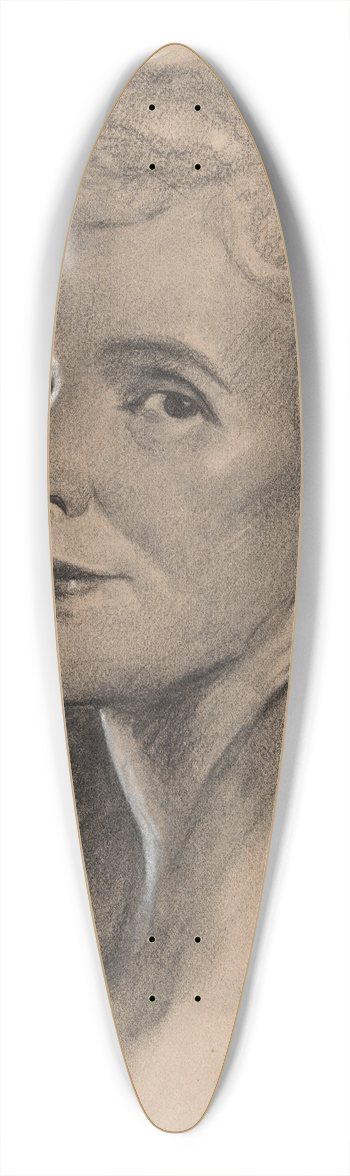 Samuel Johnson Woolf - Pauline Morton Sabin 39.3 inch art pintail longboard deck