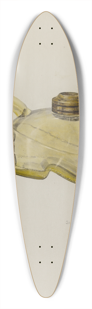Samuel O. Klein - Lamp Base 39.3 inch art pintail longboard deck