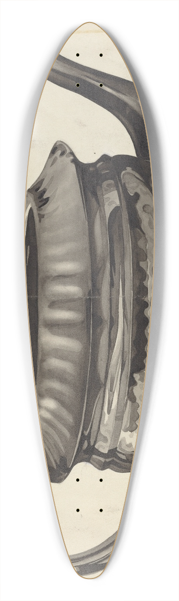 Samuel O. Klein - Teapot 39.3 inch art pintail longboard deck