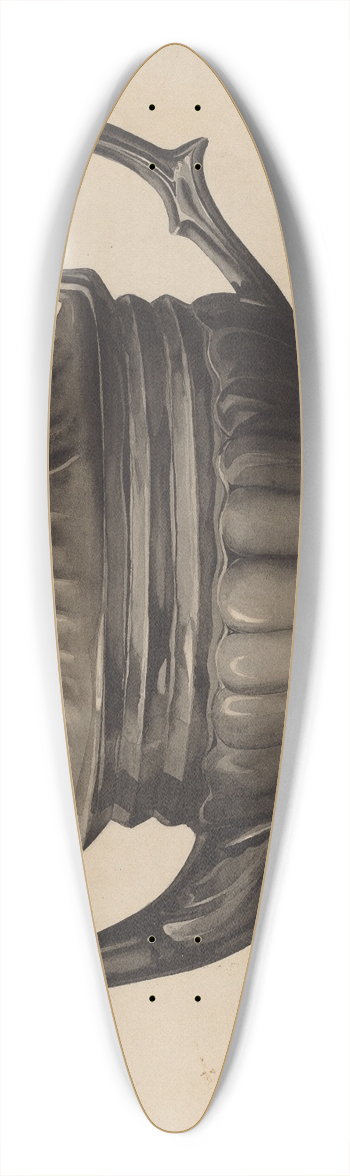 Samuel O. Klein - Teapot 39.3 inch art pintail longboard deck