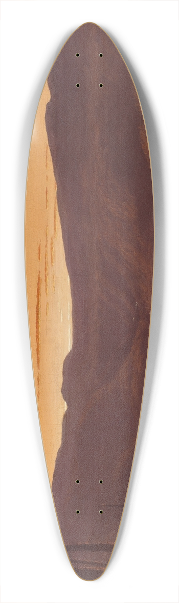 Sanford Robinson Gifford - Twilight in theCatskills 39.3 inch art pintail longboard deck