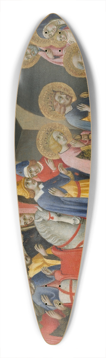 Sano di Pietro - The Adoration of the Magi 39.3 inch art pintail longboard deck