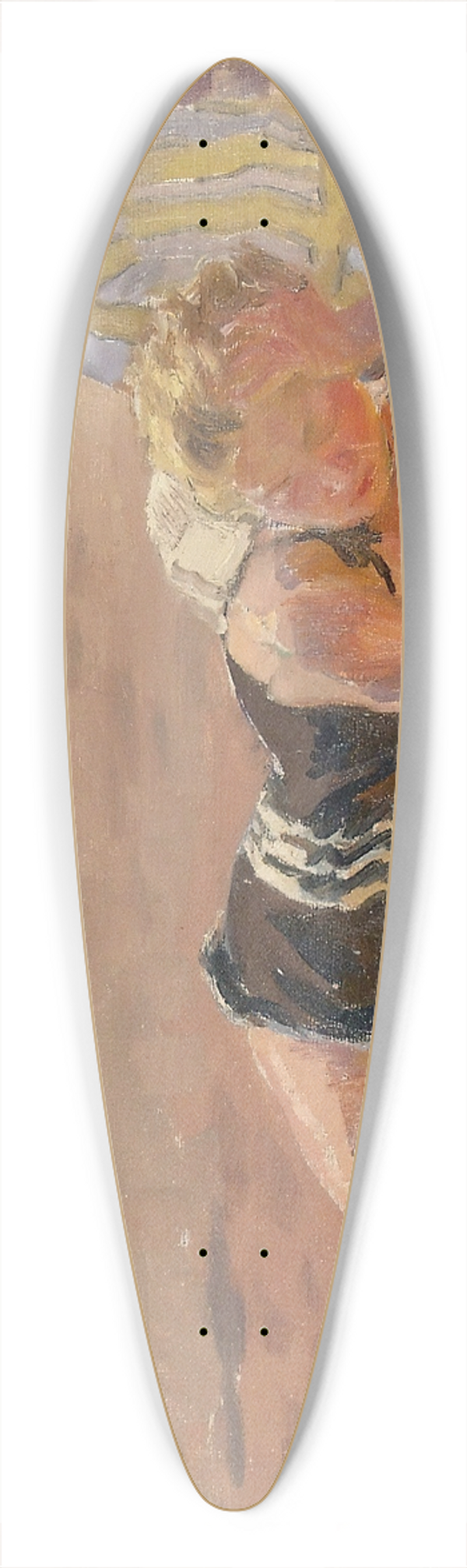 Santeri Salokivi - On The Beach 39.3 inch art pintail longboard deck