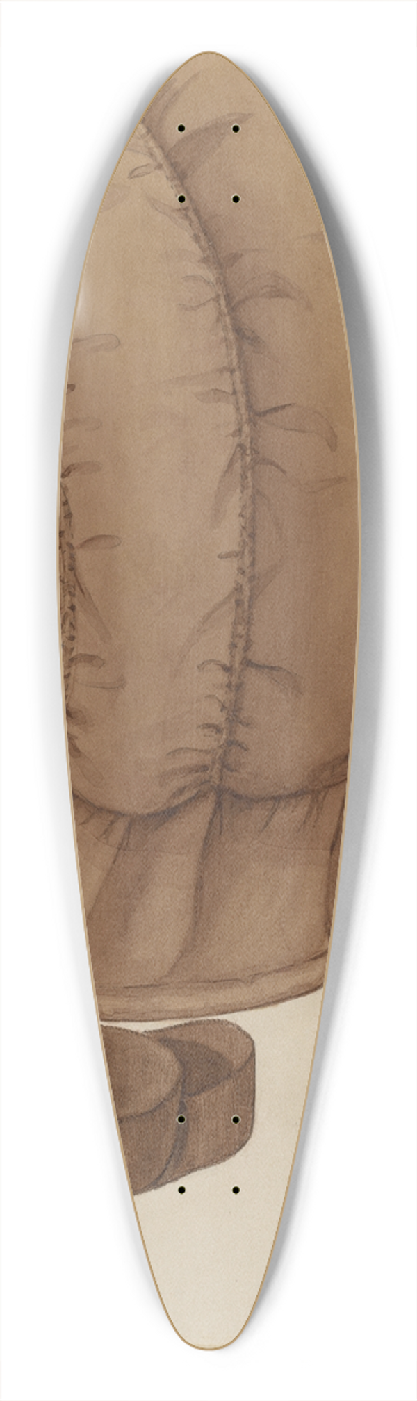 Sara Garfinkel - Bonnet 39.3 inch art pintail longboard deck