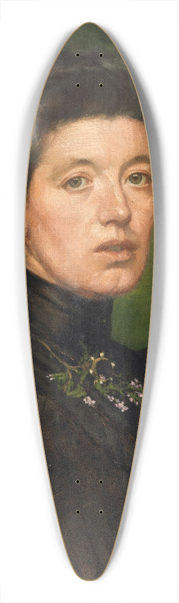 Sarah Cecilia Harrison - Self-Portrait 39.3 inch art pintail longboard deck