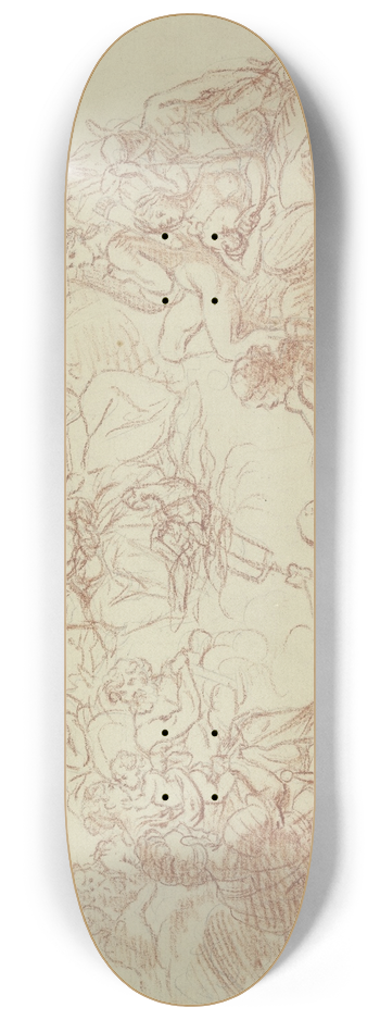 Daniel Nikolaus Chodowiecki - The olymp 8.25 inch art skate deck