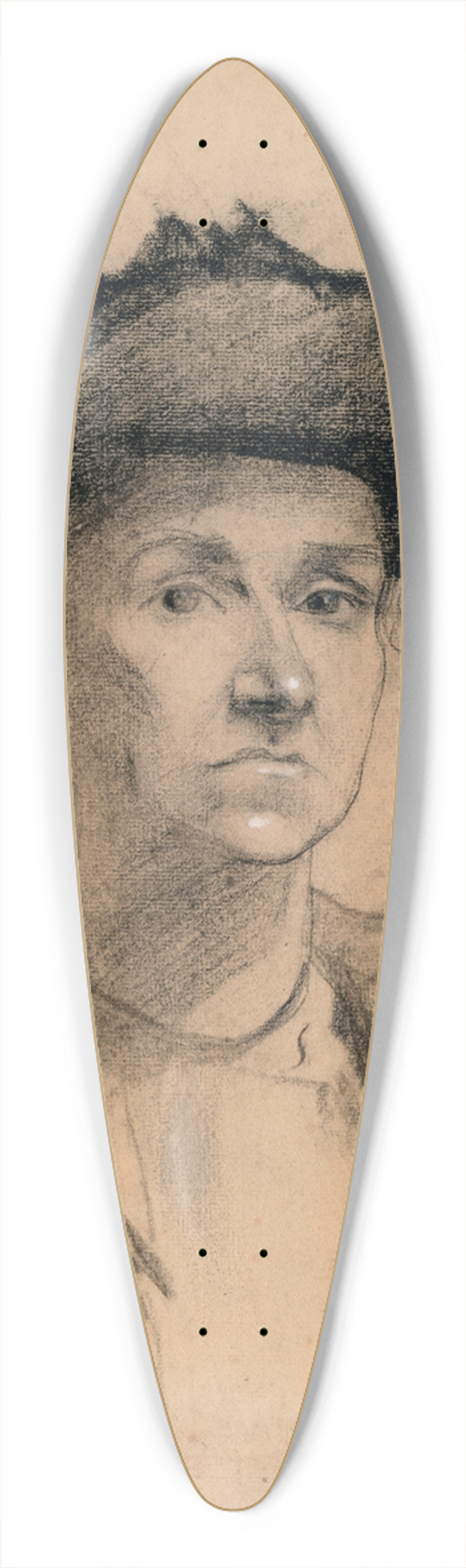 Sarah Henrietta Purser - Mrs Moore, 24 Powers Court 39.3 inch art pintail longboard deck