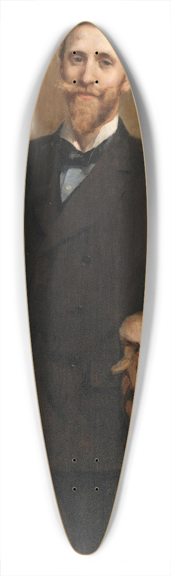 Sarah Henrietta Purser - Portrait of T.P. Gill, Journalist, Secretary, Department of Agriculture and Technical Instruction 39.3 inch art pintail longboard deck