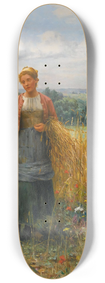 Daniel Ridgway Knight - Jeannine Gleaning 8.25 inch art skate deck