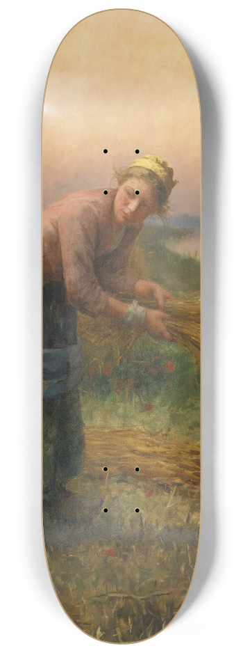 Daniel Ridgway Knight - The Gleaner 8.25 inch art skate deck