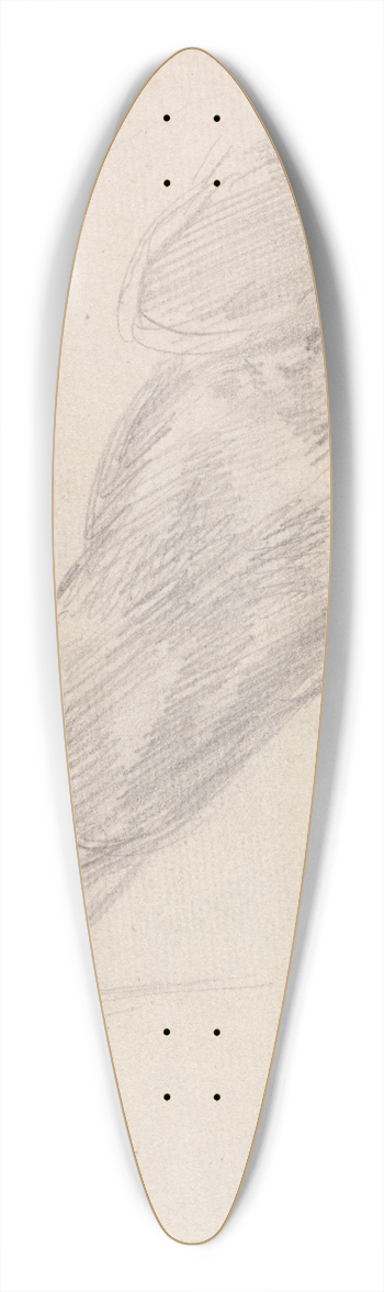 Sawrey Gilpin - Study of a dead deer 39.3 inch art pintail longboard deck