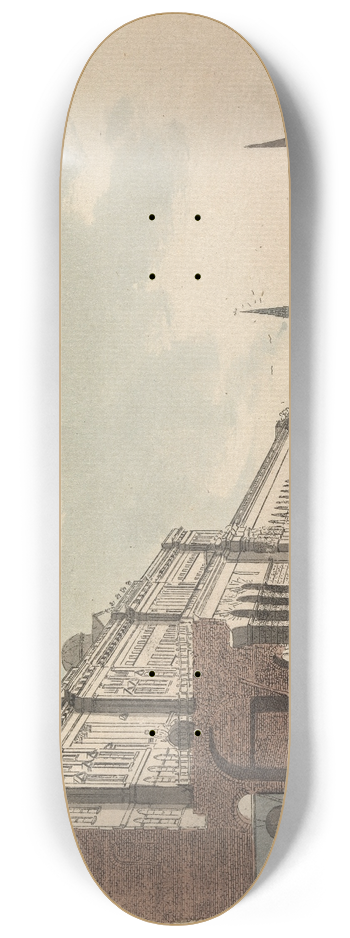 Daniel Turner - Somerset House and the Adelphi from the River 8.25 inch art skate deck