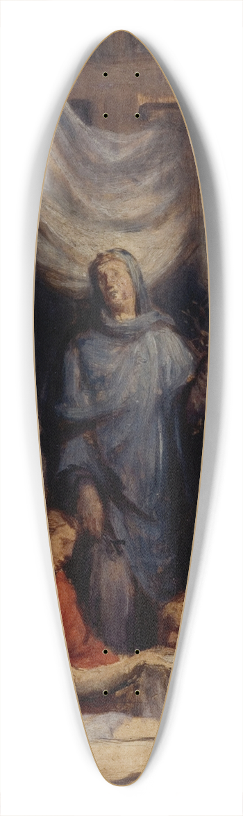 Sbastien Melchior Cornu - Le Christ descendu de la Croix 39.3 inch art pintail longboard deck