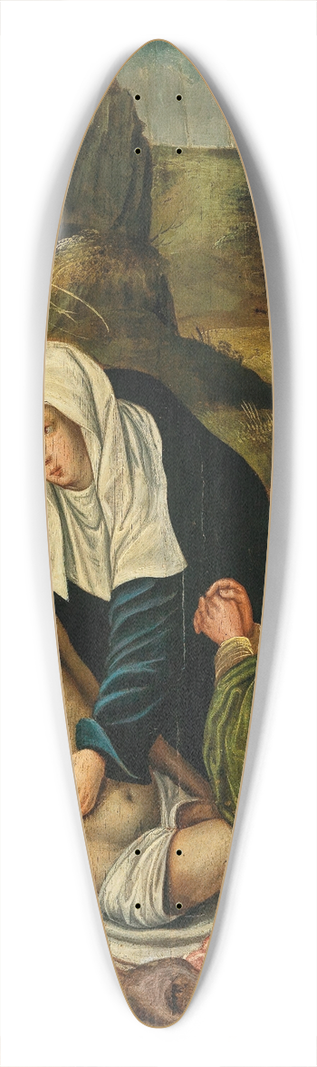 School Of Antwerp - The Lamentation 39.3 inch art pintail longboard deck