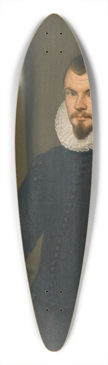 School of the Veneto - Portrait Of A Gentleman 39.3 inch art pintail longboard deck