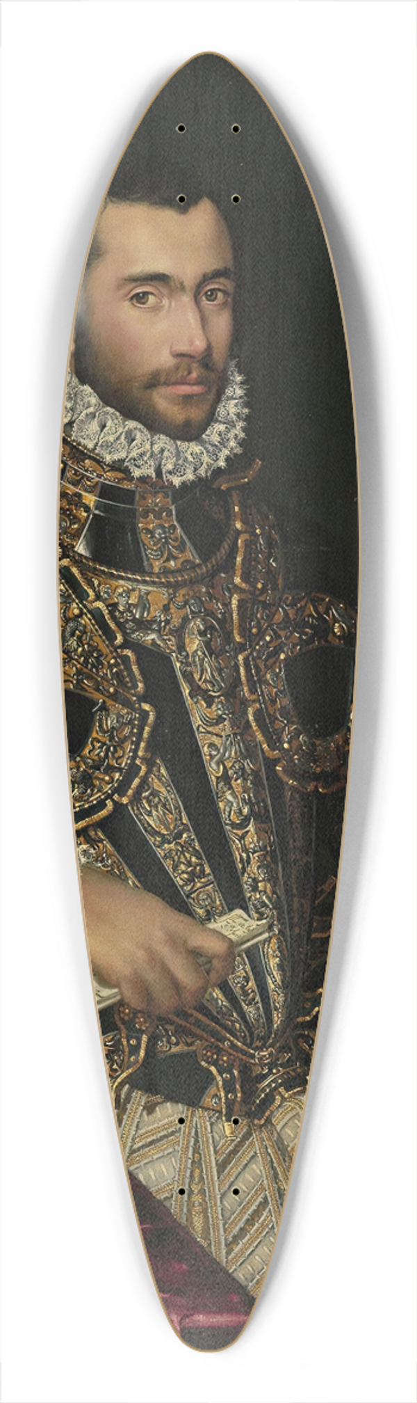 Scipione Pulzone - Portrait of Jacopo Boncompagni 39.3 inch art pintail longboard deck