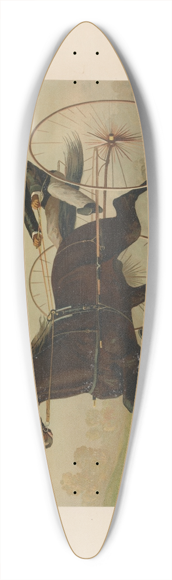 Scott Leighton - Smuggler 39.3 inch art pintail longboard deck