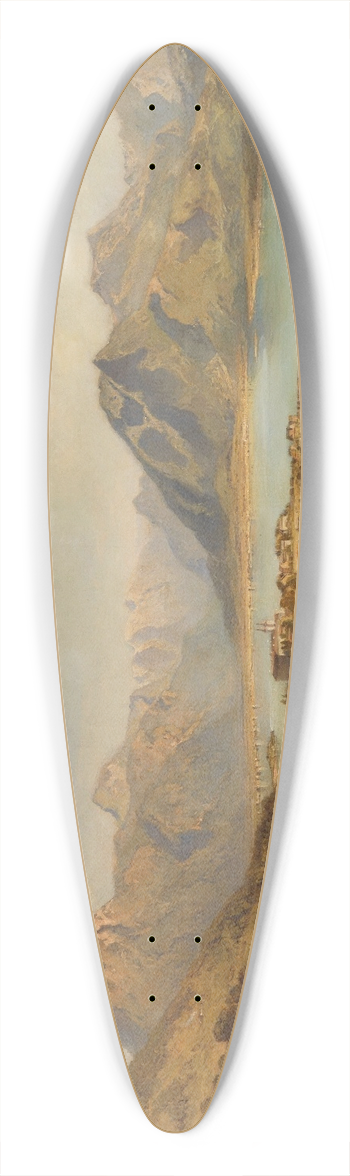 Sddeutsch - Blick auf den Tegernsee 39.3 inch art pintail longboard deck