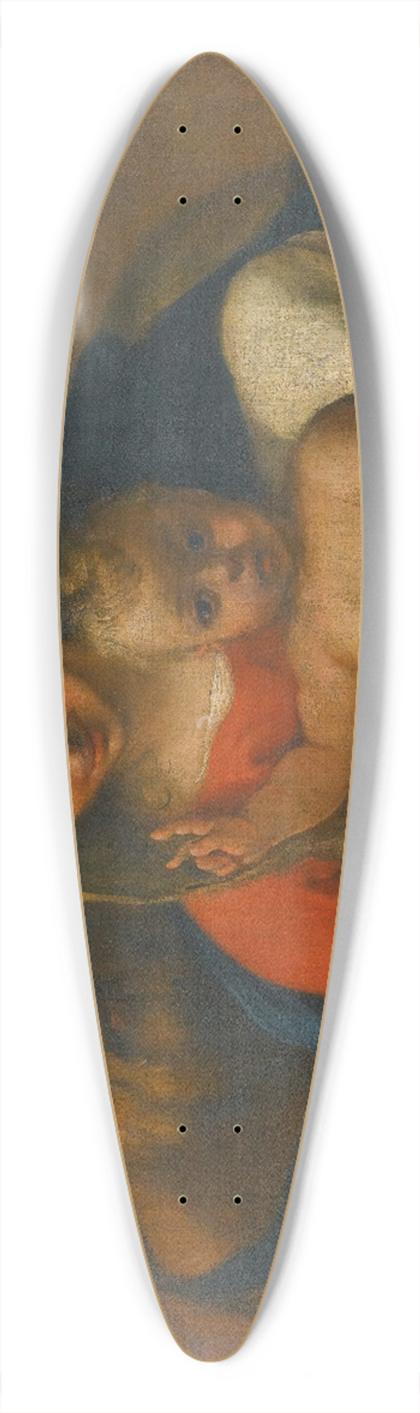 Sebastiano Ricci - The Holy Family 39.3 inch art pintail longboard deck