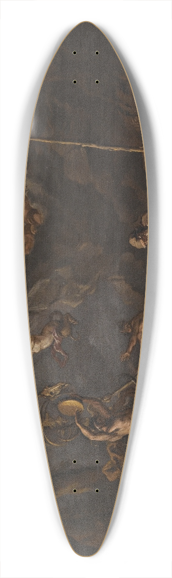 Sebastiano Ricci - The Temptation Of Saint Anthony 39.3 inch art pintail longboard deck