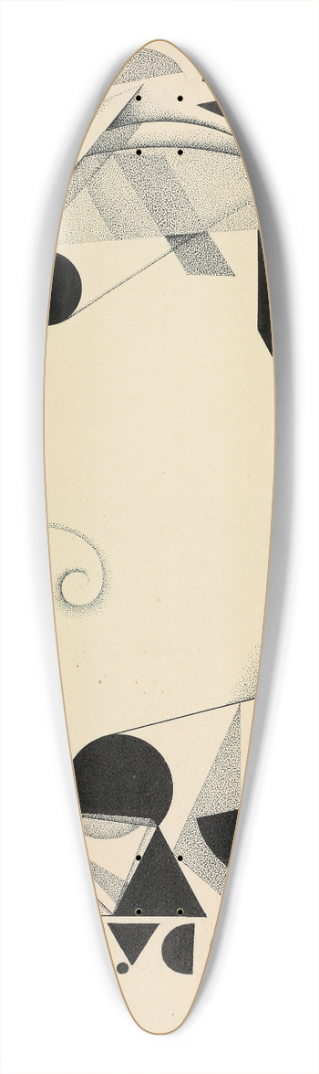 Sergey Chekhonin - Cover design for the journal Russkoe iskusstvo 39.3 inch art pintail longboard deck