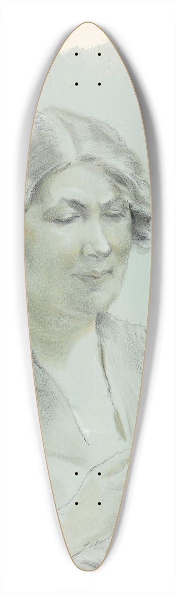 Sergey Chekhonin - Portrait of the artists wife, Lydia Vytchegjanine 39.3 inch art pintail longboard deck