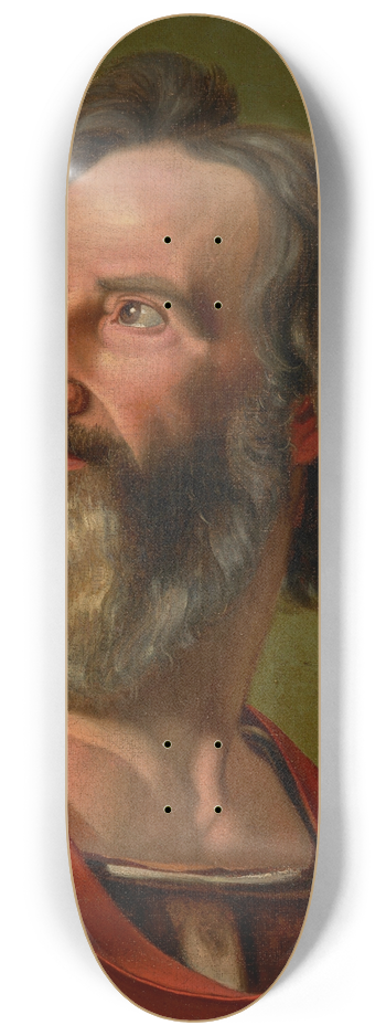 Danish School - Allegorical portrait 8.25 inch art skate deck
