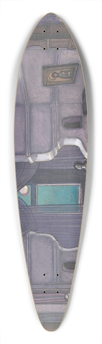 Sergey Yurievich Sudeikin - Stage design for Nikita Balieffs theatrical company called Chauvre-Souris, New York City 39.3 inch art pintail longboard deck