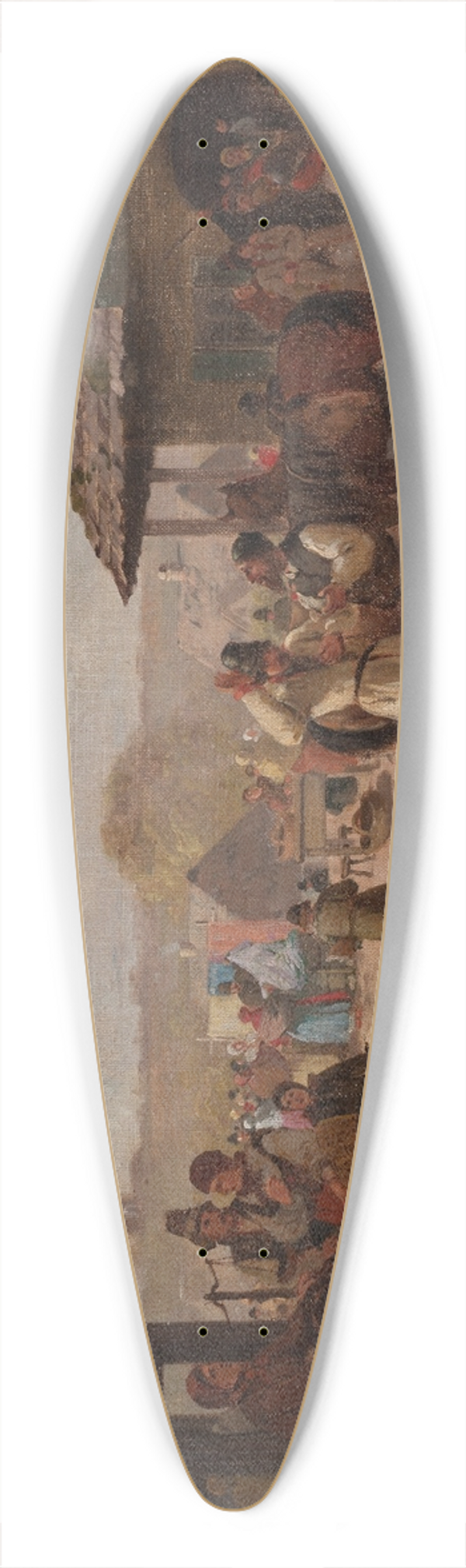 Seweryn Bieszczad - Fair in a Small Town 39.3 inch art pintail longboard deck