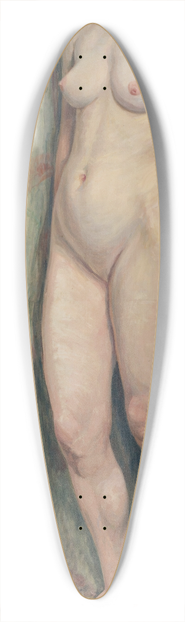 Sigismund Righini - Standing Female Nude 39.3 inch art pintail longboard deck