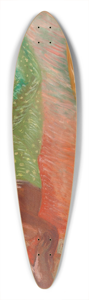 Sigrid Hjertn - Reclining Odalisque 39.3 inch art pintail longboard deck