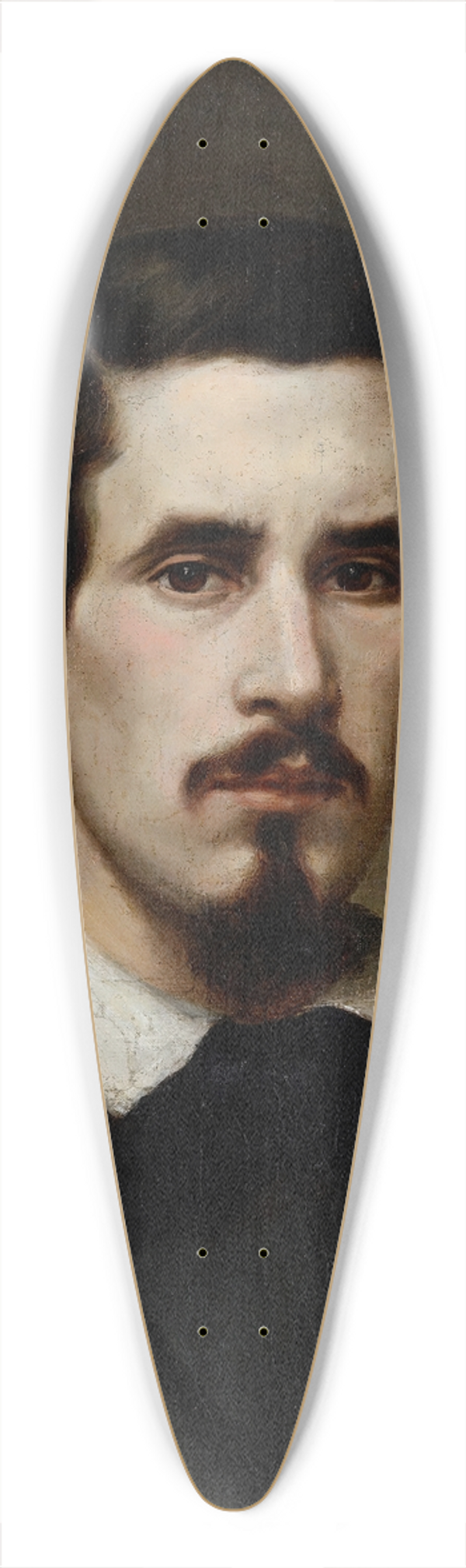 Silvestro Lega - Ritratto dartista 39.3 inch art pintail longboard deck