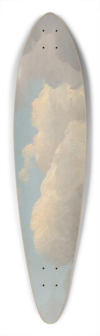 Simon Denis - Cloud Study (Early Evening) 39.3 inch art pintail longboard deck