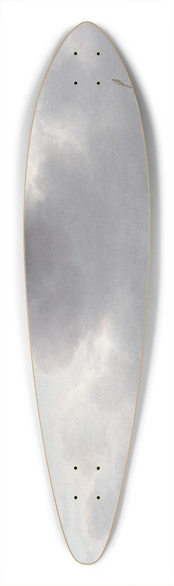 Simon de Vlieger - Beach View 39.3 inch art pintail longboard deck