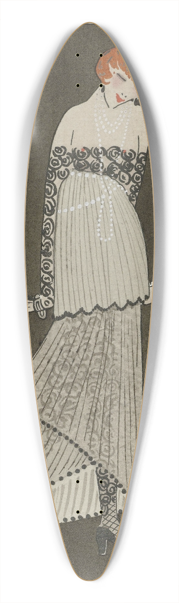 Simone A. Puget - Salom ; Robe du soir de Paul Poiret 39.3 inch art pintail longboard deck