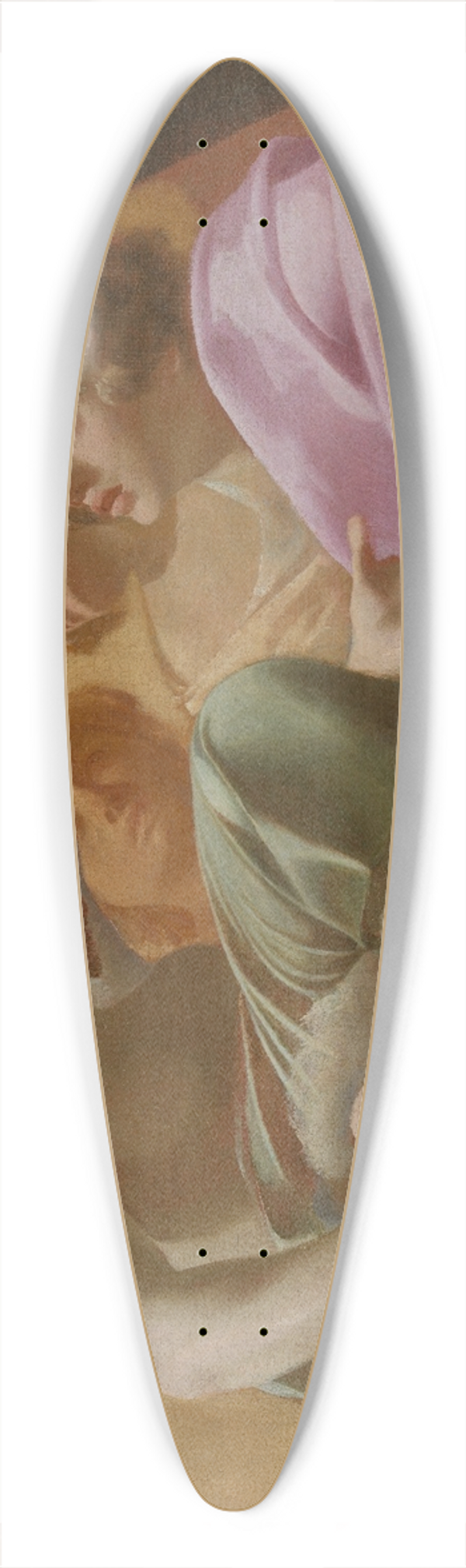 Simon Vouet - Model for Altarpiece in St. Peters 39.3 inch art pintail longboard deck