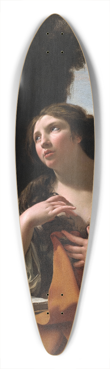 Simon Vouet - Saint Mary Magdalen 39.3 inch art pintail longboard deck