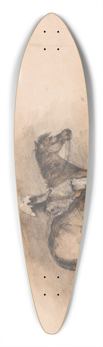 Sir David Wilkie - Johnny and His Pony 39.3 inch art pintail longboard deck