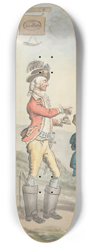 David Allan - At La Posta 8.25 inch art skate deck