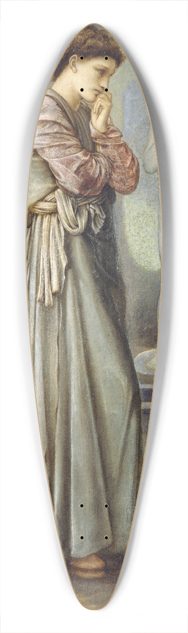 Sir Edward Coley Burne-Jones - Pygmalion And The Image  The Heart Desires 39.3 inch art pintail longboard deck
