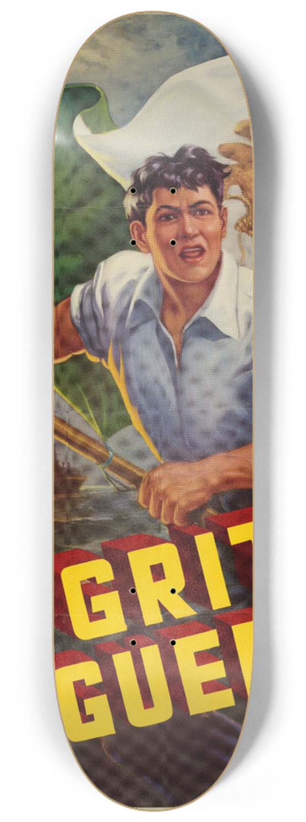 David Arreola - El Grito de Guerra 8.25 inch art skate deck