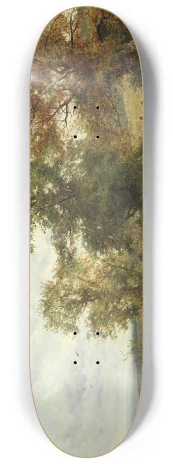 David Bates - A cornfield at West Malvern 8.25 inch art skate deck