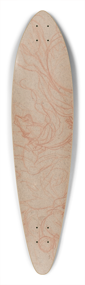 Sir James Thornhill - Sketch for The Conversion of St. Paul for the Dome of St. Pauls Cathedral 39.3 inch art pintail longboard deck