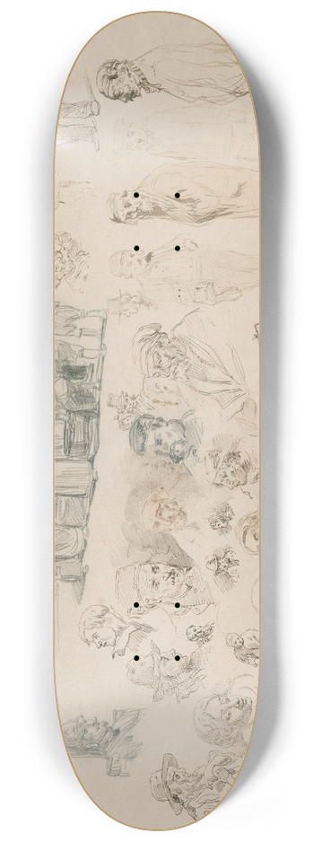 David Bles - Various figures 8.25 inch art skate deck